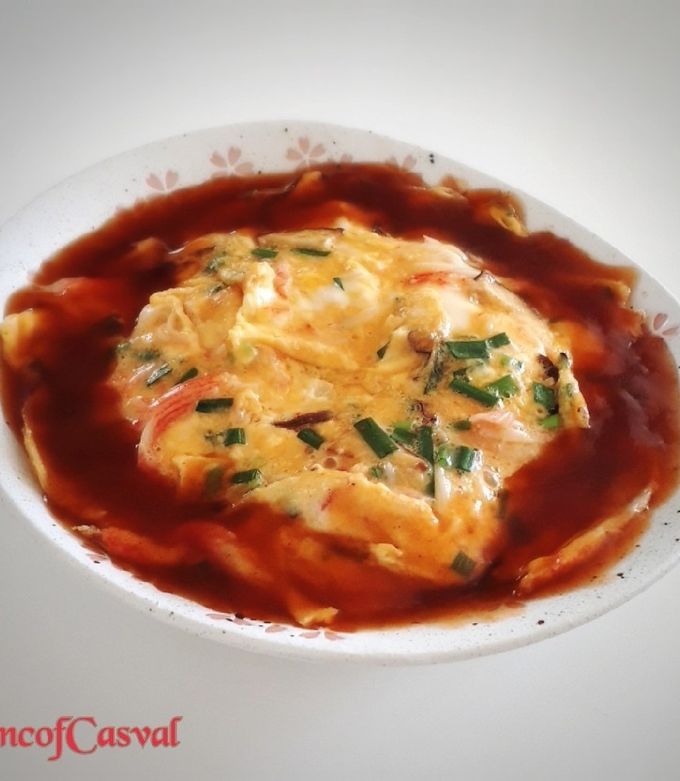 天津飯は弱火で作れば失敗無し！ by シャア専用料理長