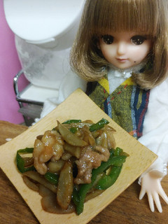 リカちゃん♡ごぼうの青椒肉絲☆*。゚-レシピのメイン写真