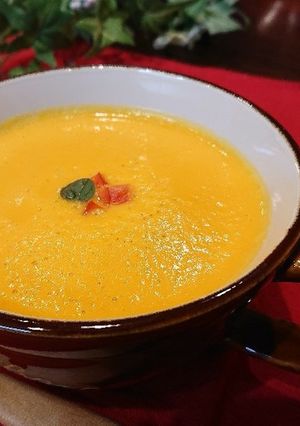 人参とパプリカのなめらかポタージュ-レシピのメイン写真