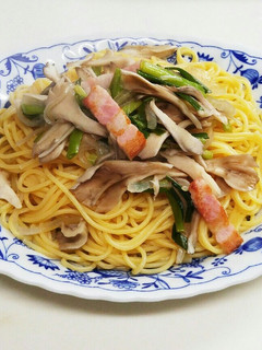 簡単♪美味しい☆舞茸ベーコン小葱のパスタ-レシピのメイン写真