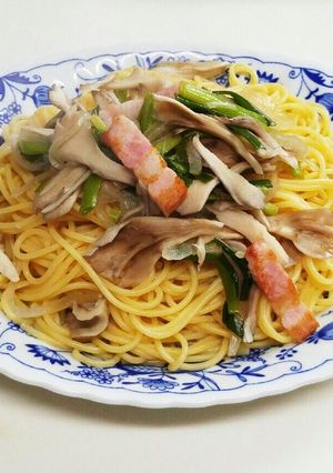 簡単♪美味しい☆舞茸ベーコン小葱のパスタ-レシピのメイン写真