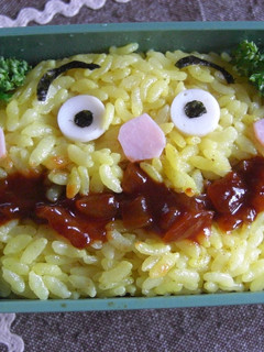 ご飯もおいしい♪カレーパンマンのお弁当-レシピのメイン写真