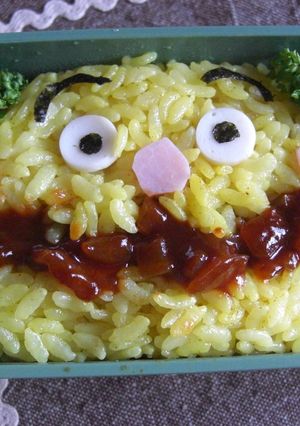 ご飯もおいしい♪カレーパンマンのお弁当-レシピのメイン写真