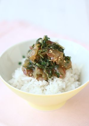大葉とタイのなめろう風-レシピのメイン写真