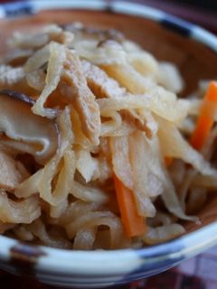 切り干し大根の煮物【大豆ミート】-レシピのメイン写真