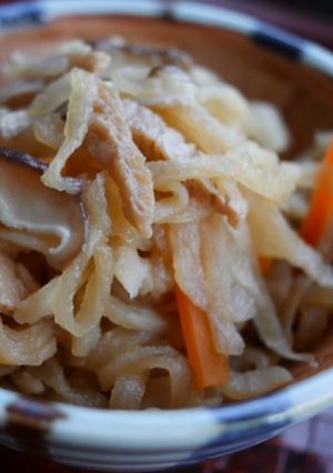 切り干し大根の煮物【大豆ミート】-レシピのメイン写真