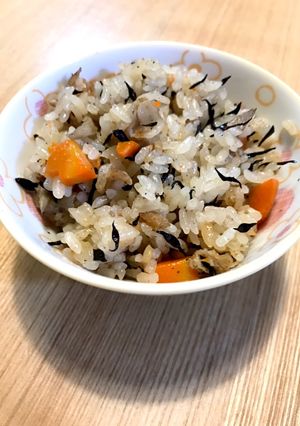 おこわ風★豚バラとごぼうの炊き込みご飯-レシピのメイン写真