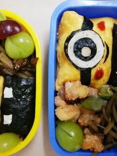 ミニオンのおにぎり弁当-レシピのメイン写真