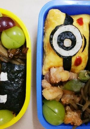 ミニオンのおにぎり弁当-レシピのメイン写真