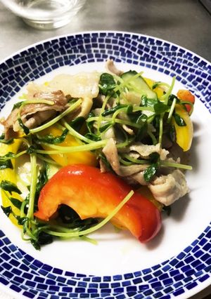 豚バラといろいろ野菜のカラフル炒め-レシピのメイン写真