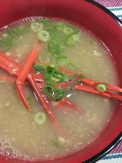 蟹味噌の味噌汁-レシピのメイン写真