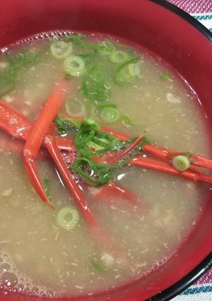 蟹味噌の味噌汁-レシピのメイン写真