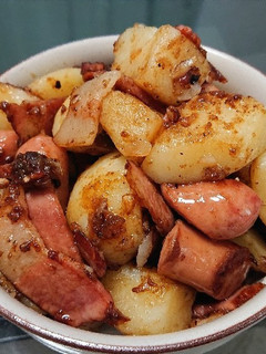じゃがいもとウインナーの炒め物-レシピのメイン写真