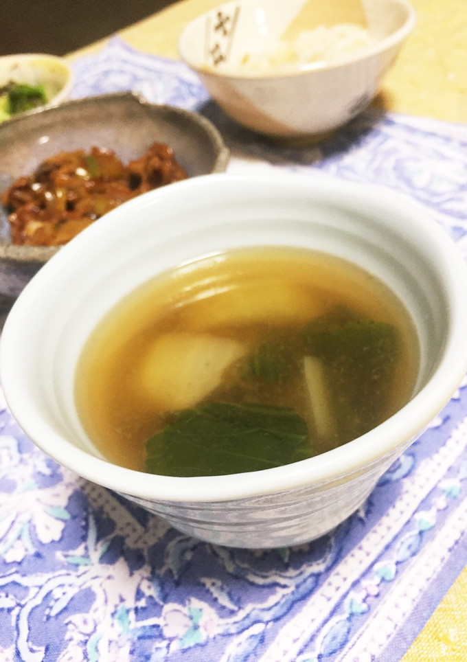青梗菜とえのきの豆豉スープ-レシピのメイン写真