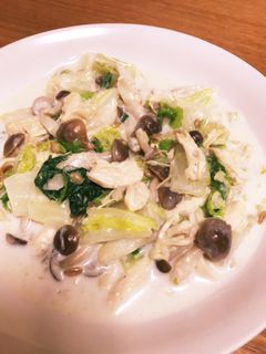 腸まで届く白菜ササミのクリーム煮-レシピのメイン写真