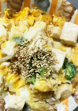 全てレンジ野菜たっぷり肉なし炒り豆腐-レシピのメイン写真