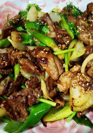 ラム肉（仔羊肉）のクミン炒め-レシピのメイン写真