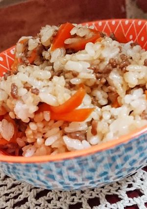 挽き肉と八方だしで簡単混ぜご飯-レシピのメイン写真