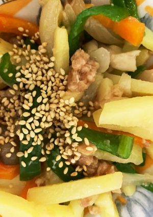 全てレンジトンテキ味青椒肉絲風-レシピのメイン写真