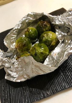 芽キャベツのホイル焼き-レシピのメイン写真