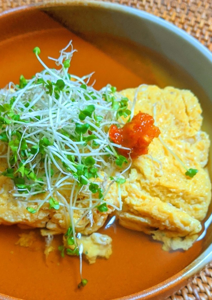 明石焼き風✿つゆだくオムレツ-レシピのメイン写真