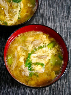 簡単!風邪に☆葱生姜かきたま汁-レシピのメイン写真