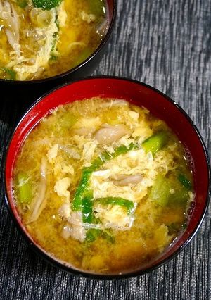 簡単！風邪に☆葱生姜かきたま汁-レシピのメイン写真