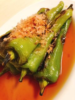 満願寺とうがらしの焼きびたし-レシピのメイン写真