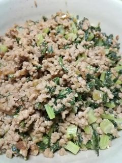 大根葉の挽き肉炒め-レシピのメイン写真