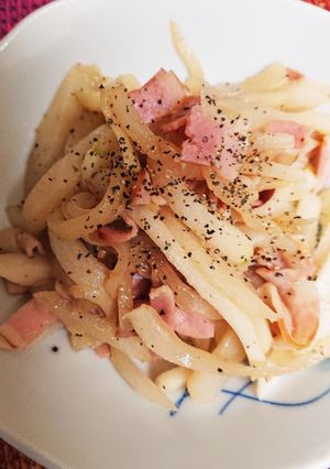 はやとうりのベーコン炒め-レシピのメイン写真