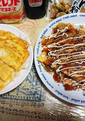 とん平焼き風もやしチーズ(簡単)-レシピのメイン写真