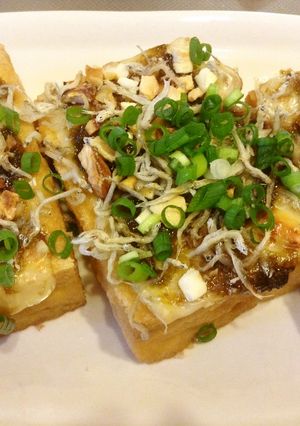 糖質OFF：海苔の佃煮厚揚げしらす-レシピのメイン写真