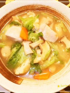 鶏とレタスの煮びたし★あと1品-レシピのメイン写真