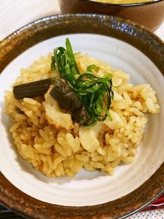 わらびと竹輪の炊き込みご飯-レシピのメイン写真