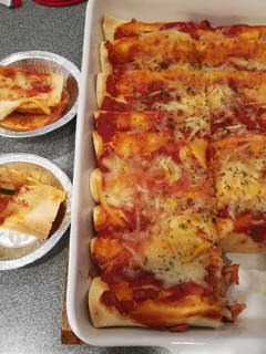鶏トマトソースのトルティーヤ包み焼き-レシピのメイン写真