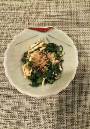 大根の葉っぱと油揚げの炒め物-レシピのメイン写真