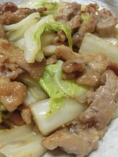 やわらか豚こまと白菜の味噌バター炒め-レシピのメイン写真