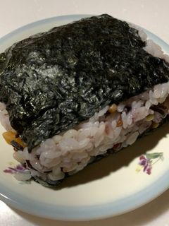 天かすのサンドおにぎり-レシピのメイン写真
