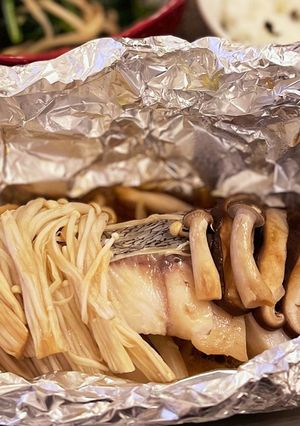 たらときのこのバターホイル焼き-レシピのメイン写真