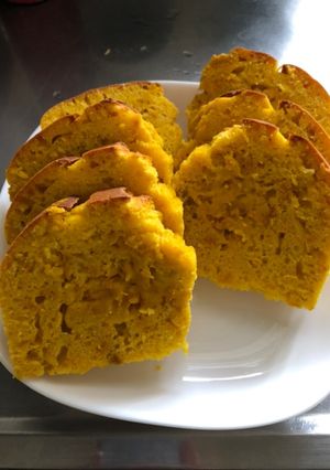 素材重視！カボチャのパウンドケーキ-レシピのメイン写真