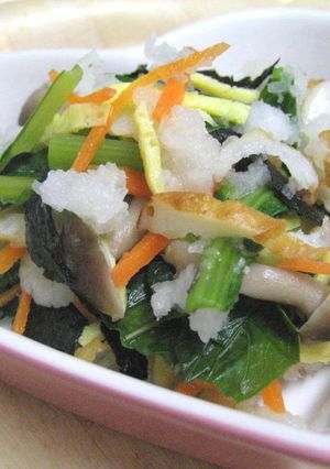 野菜たっぷり✿海苔入りみぞれおひたし♪-レシピのメイン写真