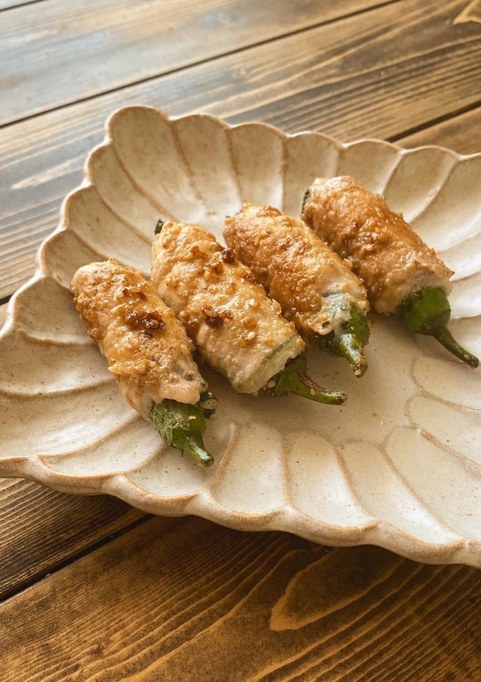簡単★胡麻香る『ししとうと大葉の肉巻き』-レシピのメイン写真