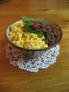簡単♪ 2色そぼろ丼-レシピのメイン写真