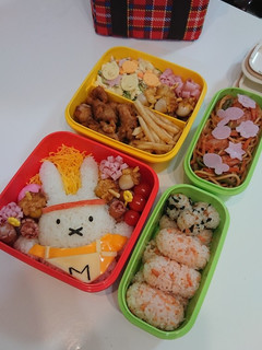 ☆★キャラ弁★ミッフィー弁当★運動会★☆-レシピのメイン写真