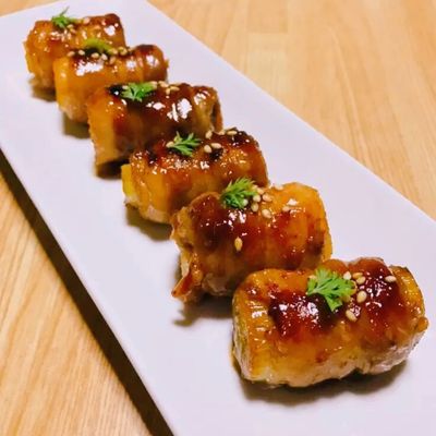 ねぎまき 豚肉のネギ巻きレシピ・作り方 - E・レシピ