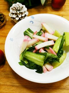 会食にも☆青梗菜とかまぼこの中華炒め-レシピのメイン写真