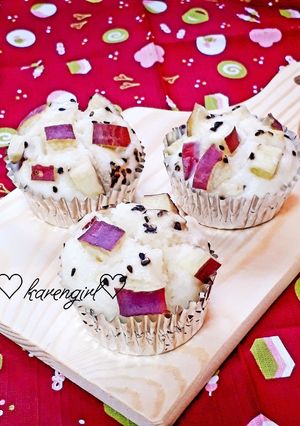 甘さひかえめ☆さつまいも蒸しパン☆-レシピのメイン写真