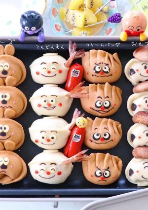 アンパンマンデコ餃子-レシピのメイン写真