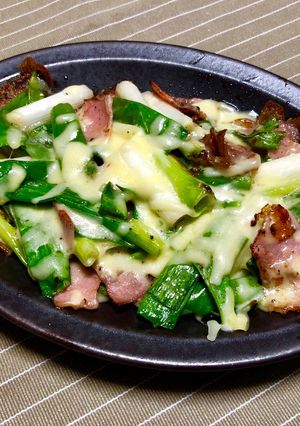 ねぎとベーコンのチーズ焼き★簡単-レシピのメイン写真