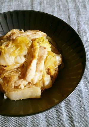 鶏肉と白菜のはるさめ煮-レシピのメイン写真